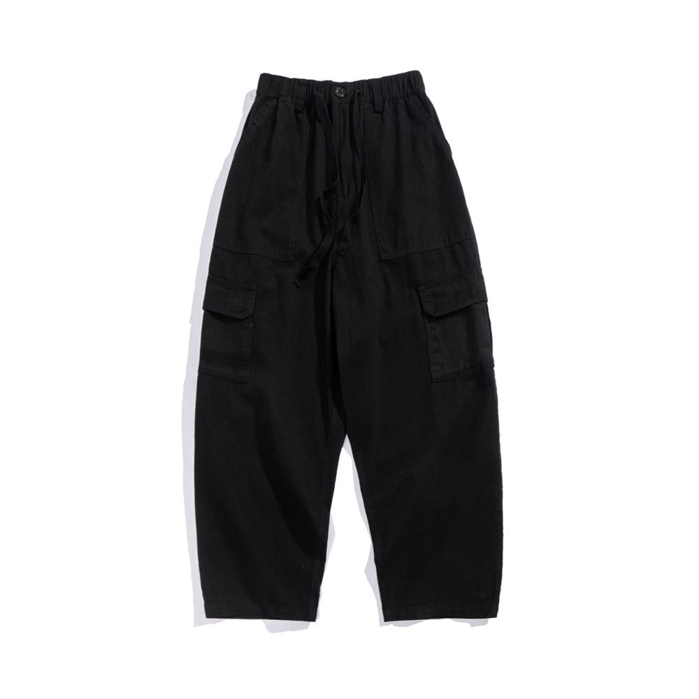 Multi-pocket Cargo Pants Men's Loose Street