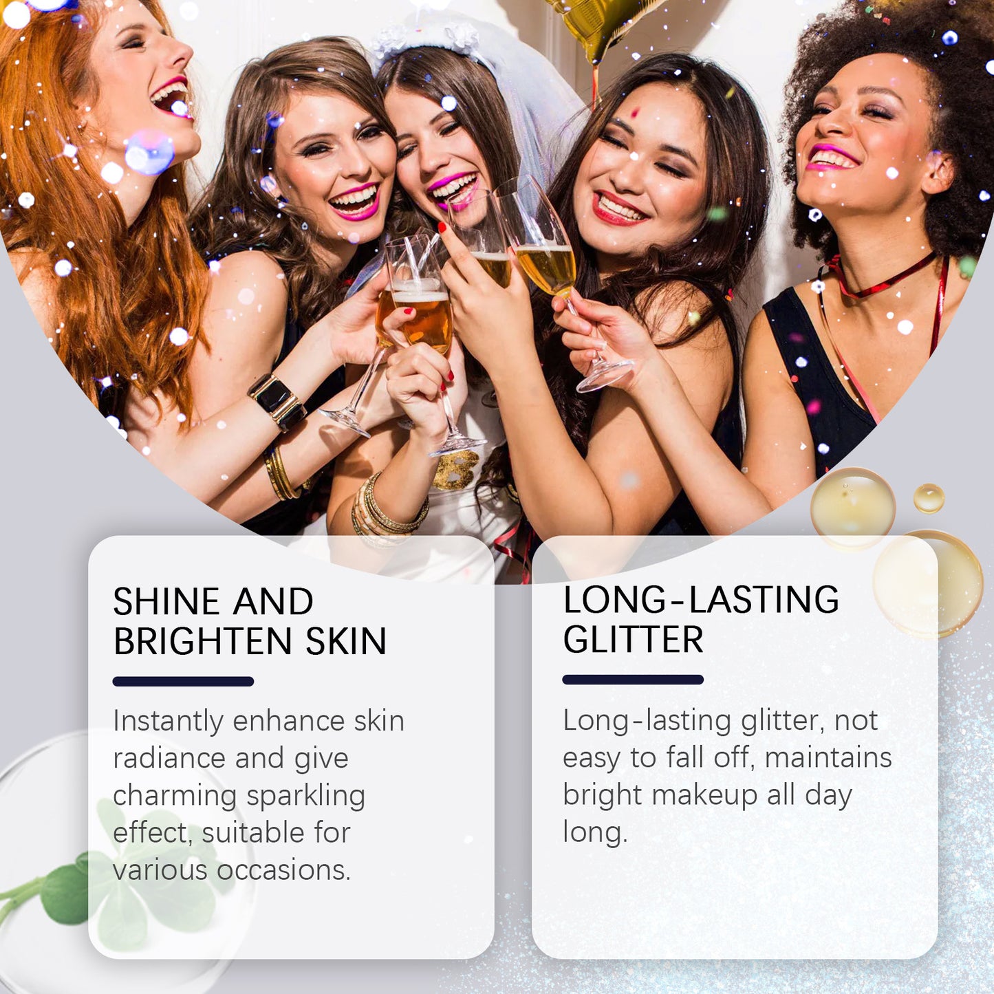 Highlight Brightening Glitter Spray Natural Three-dimensional Long Lasting