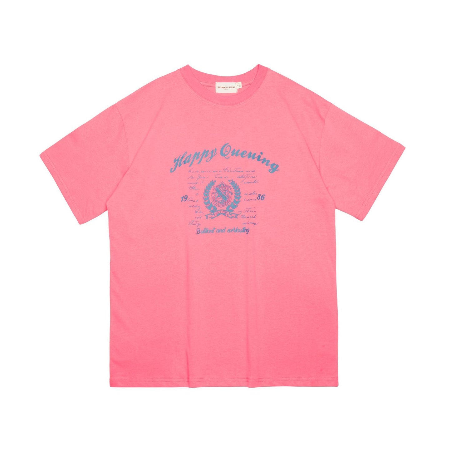 Fashion Letter Print Short-sleeve T-shirt Men