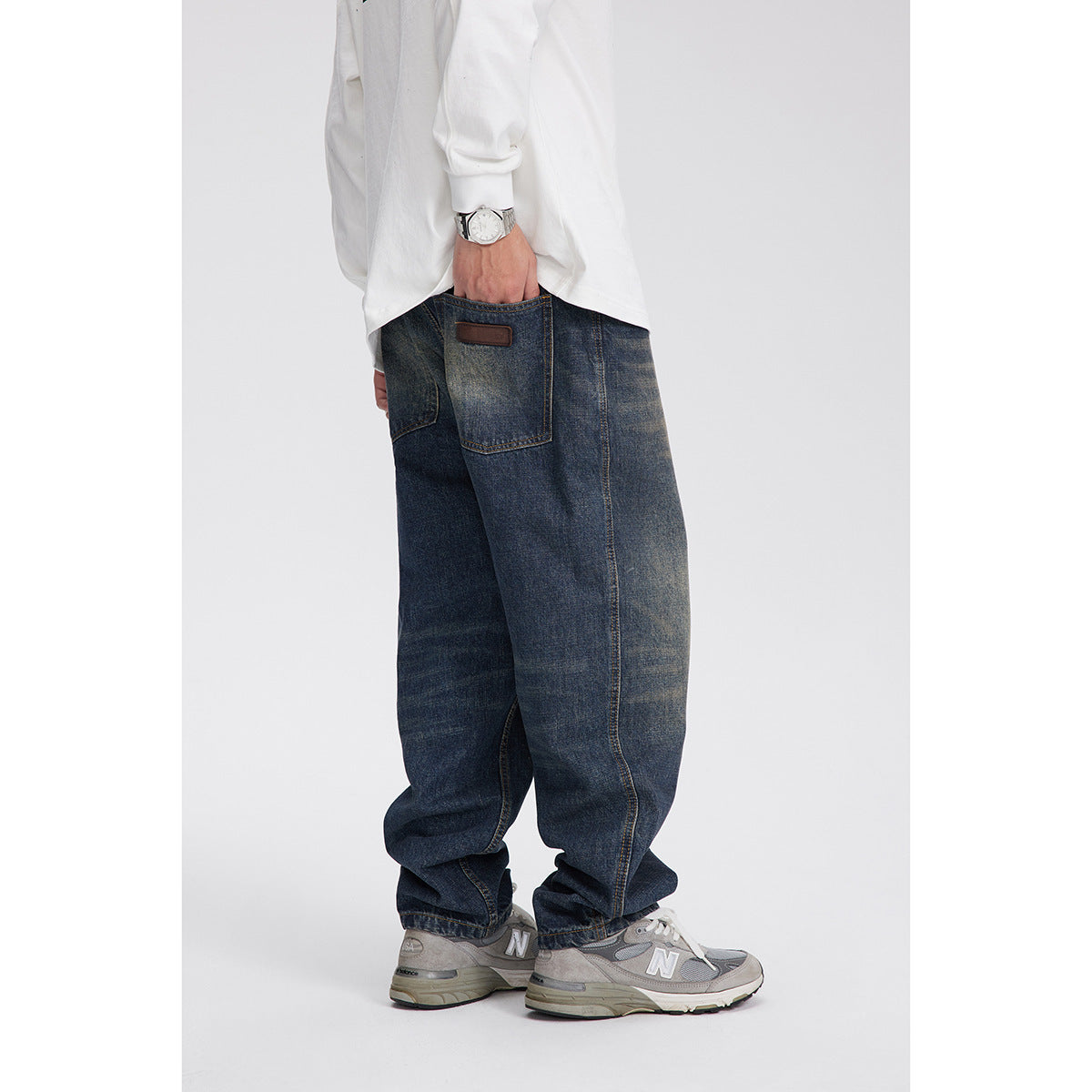 All-match Loose Straight Jeans For Men
