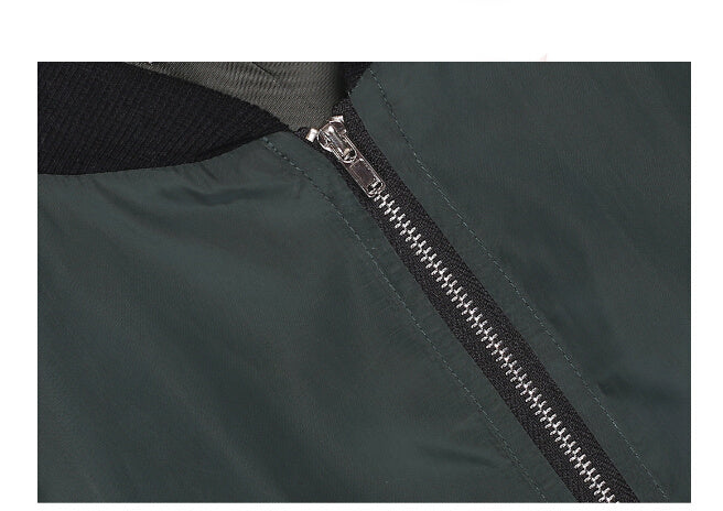 Solid Color Short Stand Collar Small Jacket Casual Zipper Jacket