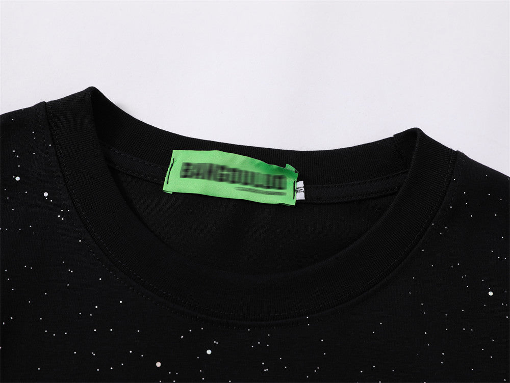 Starry Sky Letter Print Short-sleeve Men