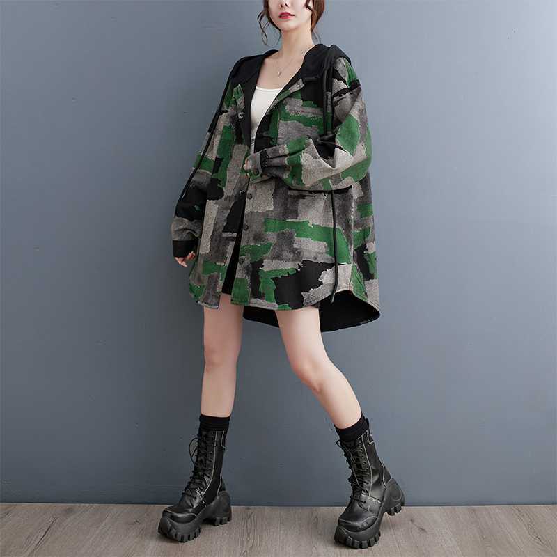 Plus Size Loose Fashion Slimming Coat Women