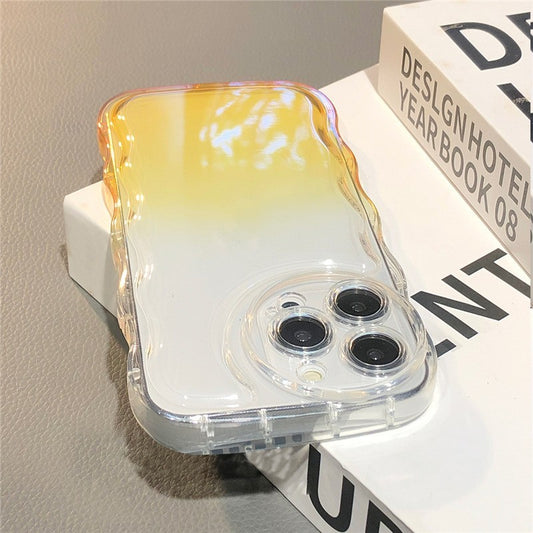 Transparent Candy Color Air Pressure Protection Shell