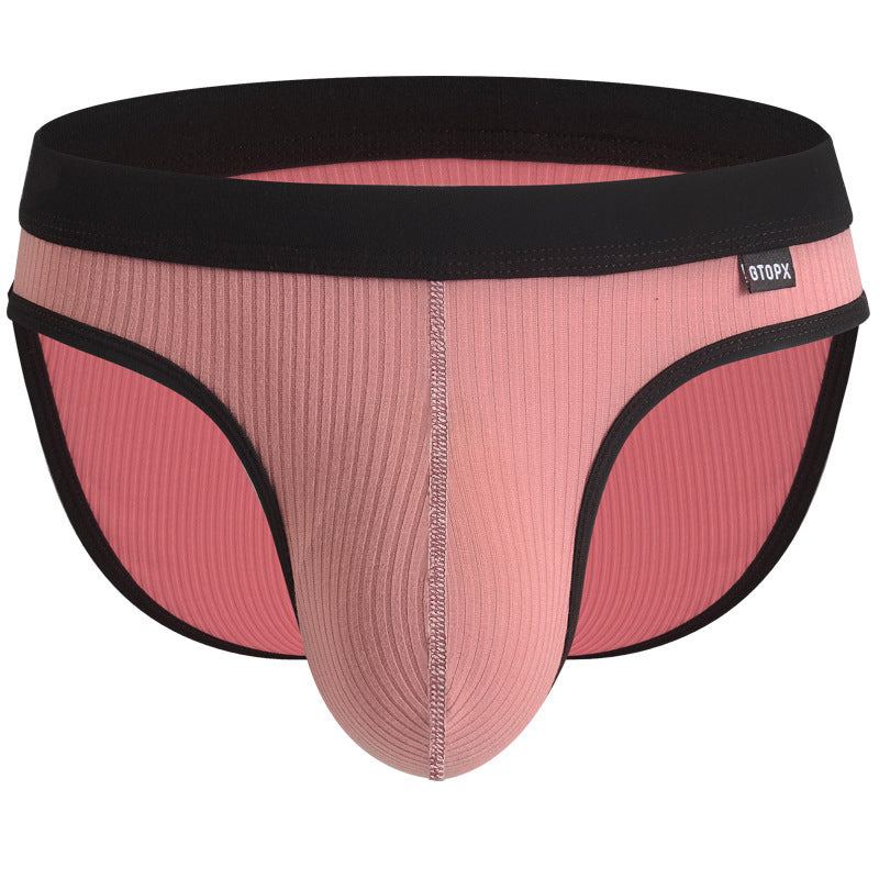 Men's Thread Fabric Comfortable Breathable Briefs