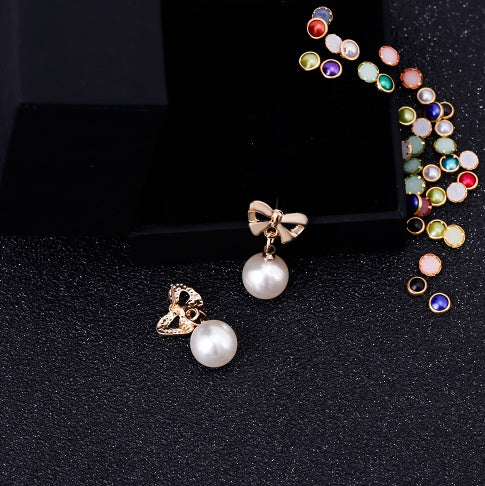 Hypoallergenic Heart-shaped Zircon Earrings