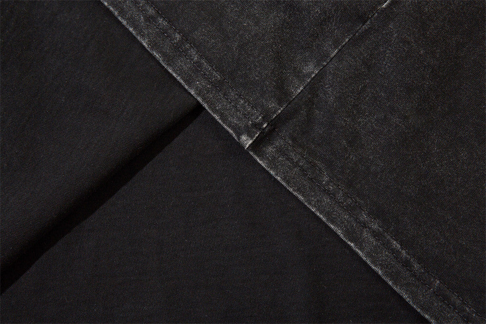 Worn Looking Washed-out Loose T-shirt Men's High Street