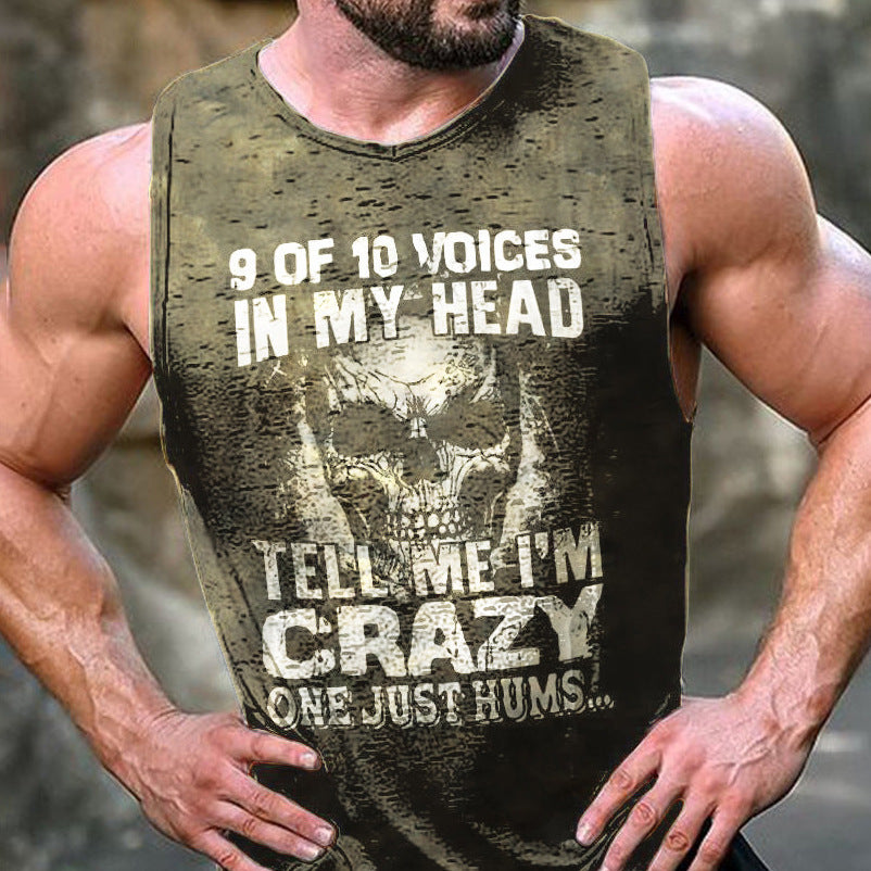 European Hip Hop Series 3D Digital Printing Street Men's Short Sleeve