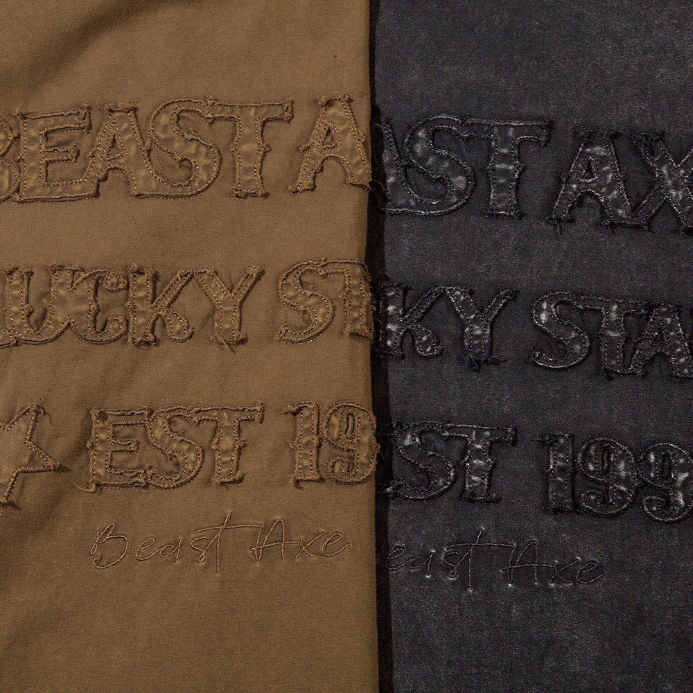 Worn Looking Washed-out Loose T-shirt Men's High Street