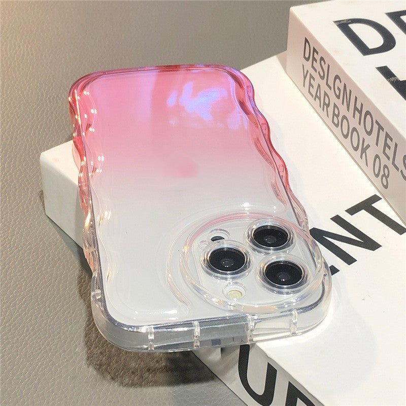 Transparent Candy Color Air Pressure Protection Shell