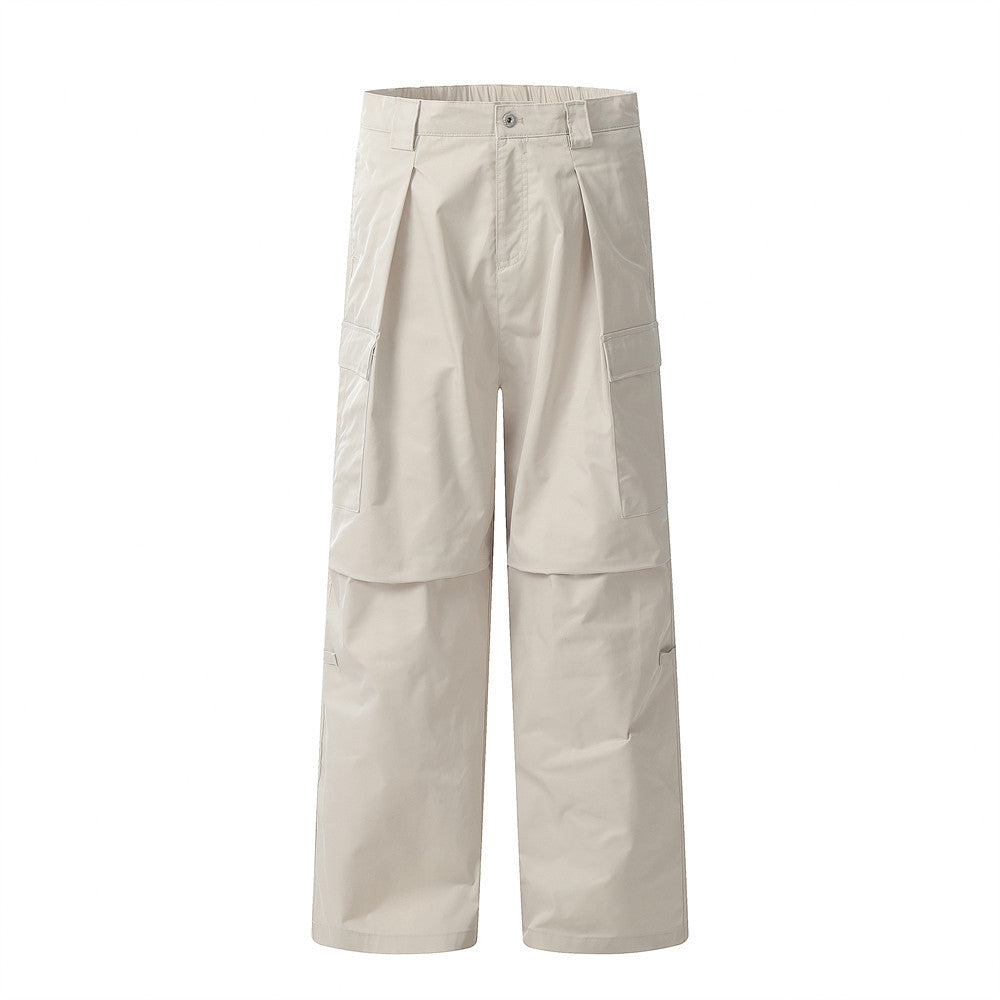 Workwear Straight-leg Trousers American Style Loose Men
