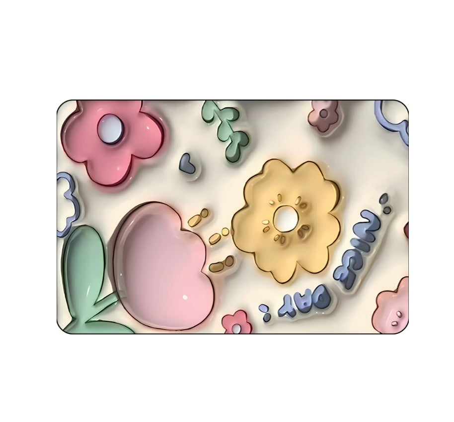 Cartoon Crystal Velvet Floor Mat Home