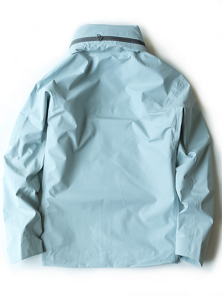 Multi-bag Hidden Cap Hard Shell Shell Jacket
