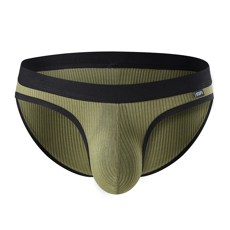Men's Thread Fabric Comfortable Breathable Briefs