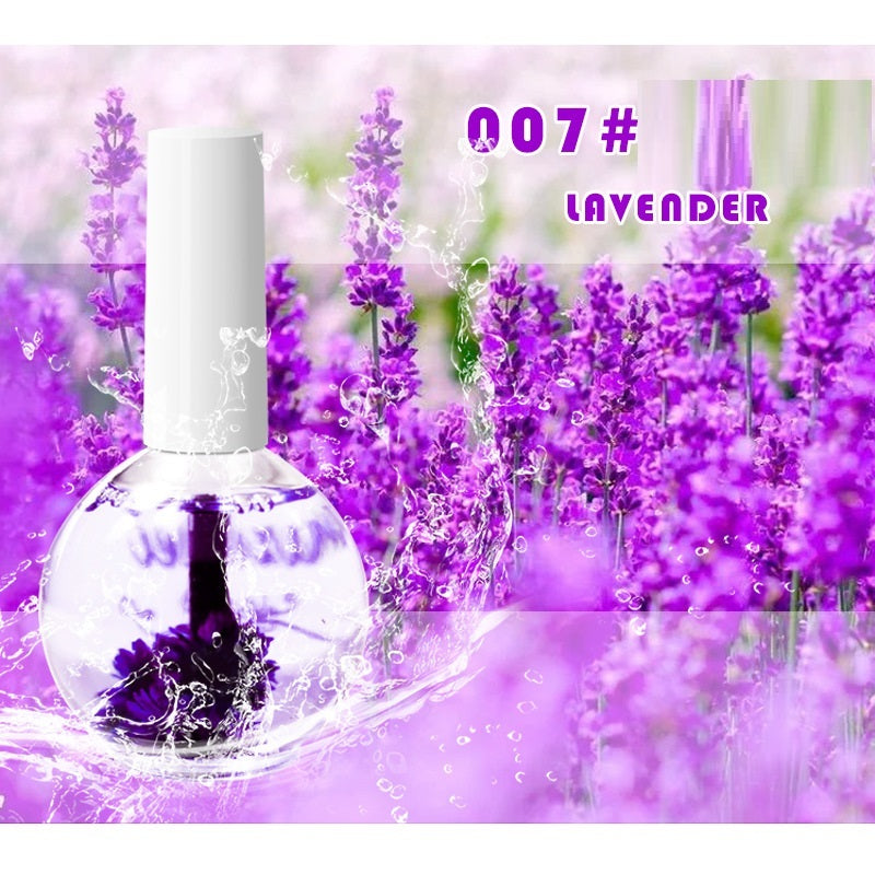 Nail Beauty Dried Flowers Nutrition Nail Treatment Oil