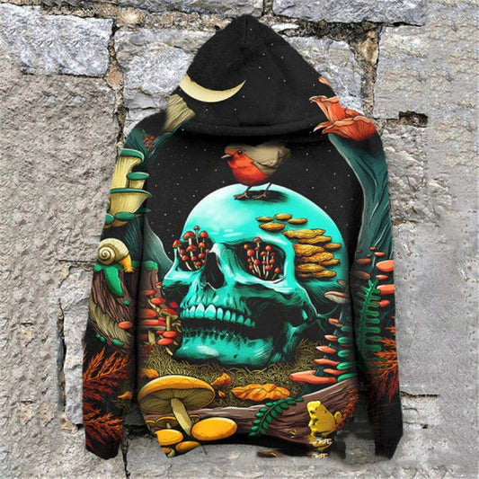 Men's Round Neck Pullover 3d Digital Printing Sweater