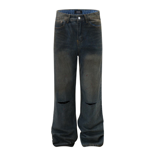 Make Old Ripped Dirty Denim Trousers For Men