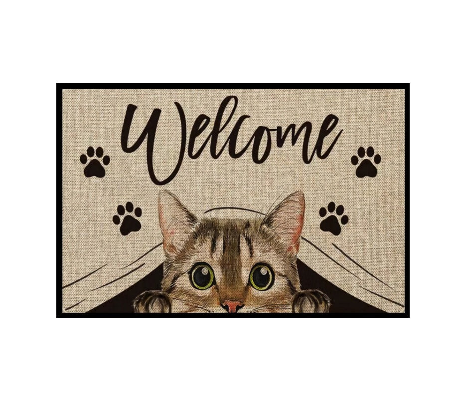 Cartoon Crystal Velvet Floor Mat Home