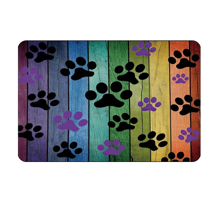 Cartoon Crystal Velvet Floor Mat Home