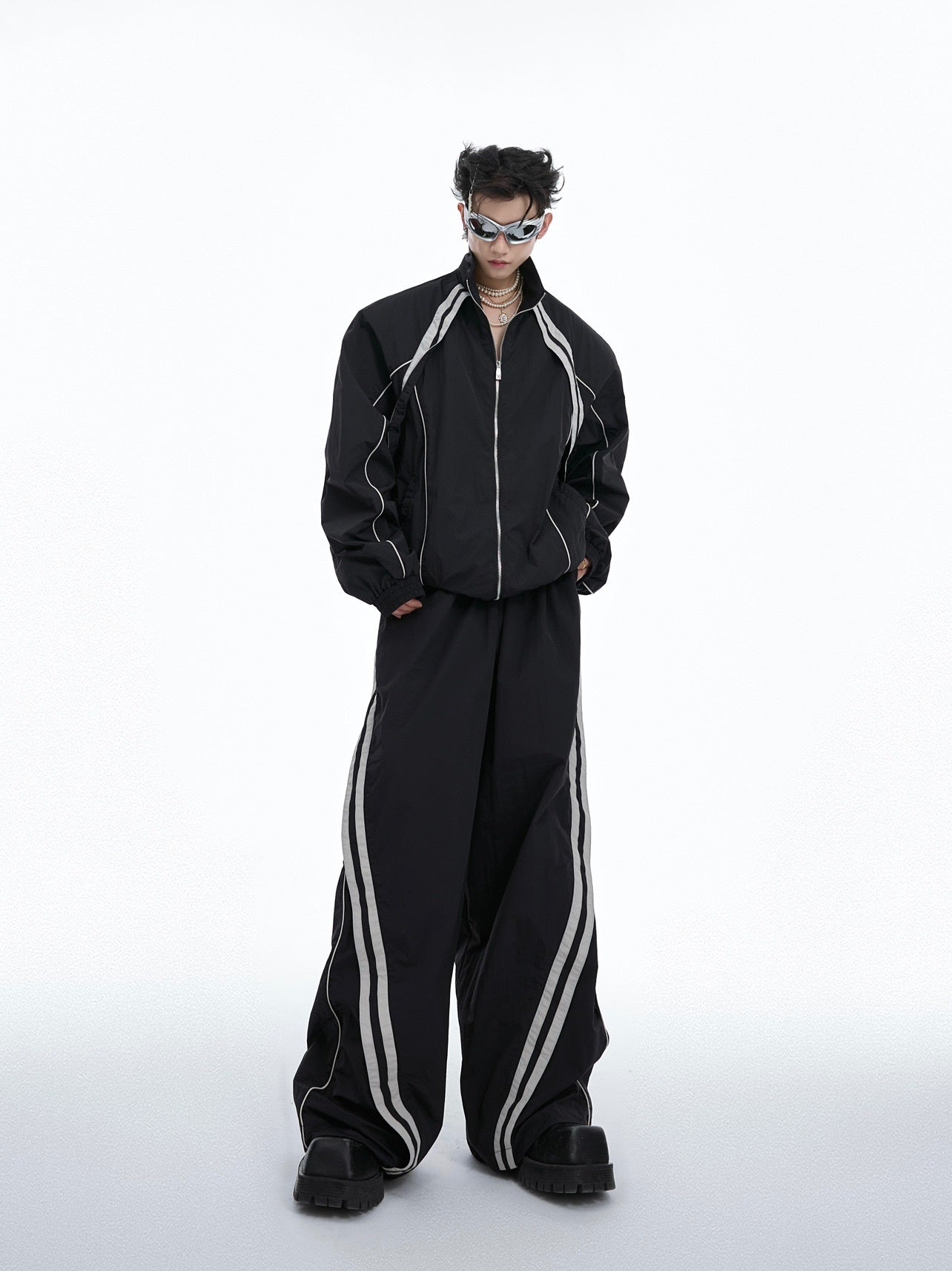 Line Contrast Color Design Sun Protection Clothing
