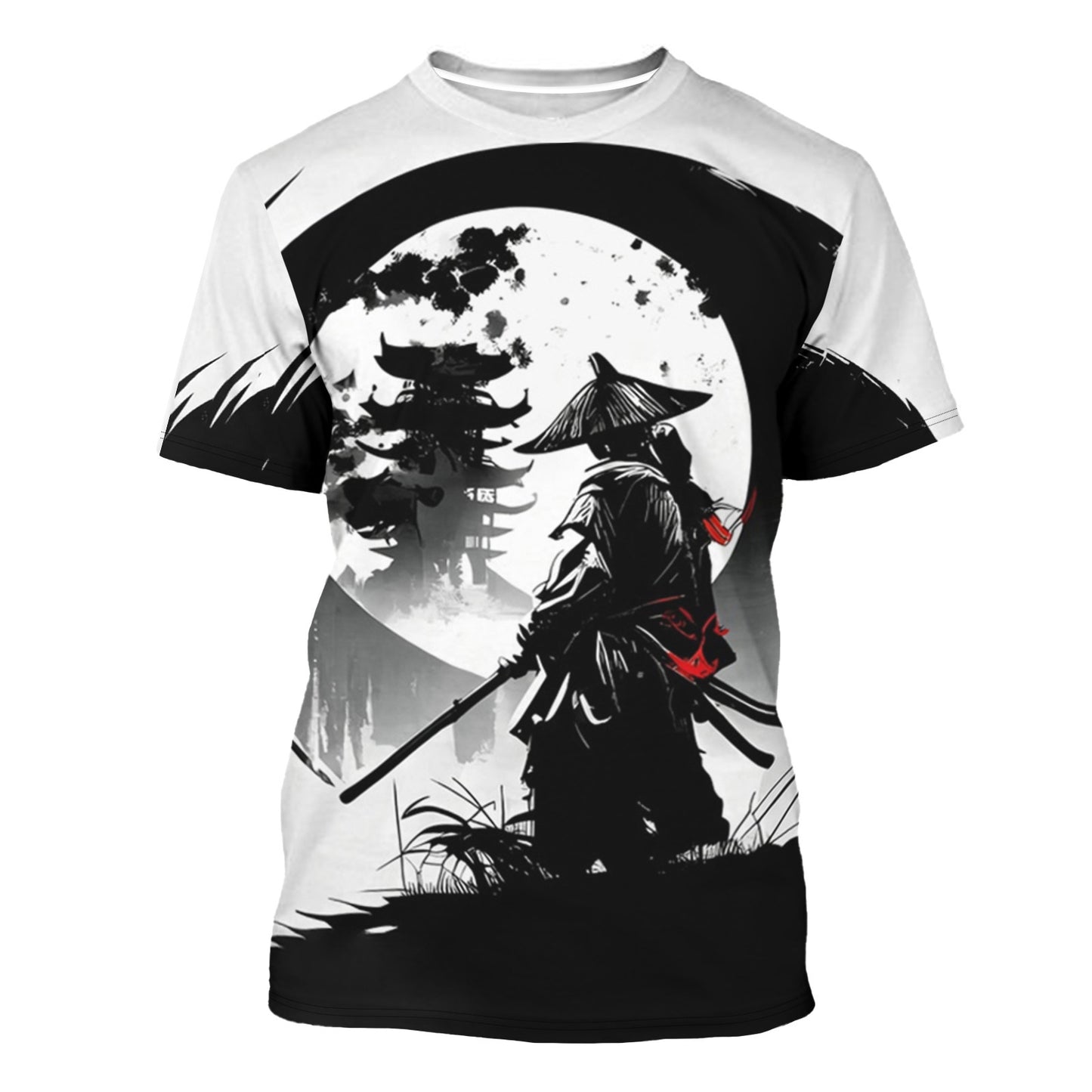 Versatile Men's Casual 3D Printed Short Sleeves