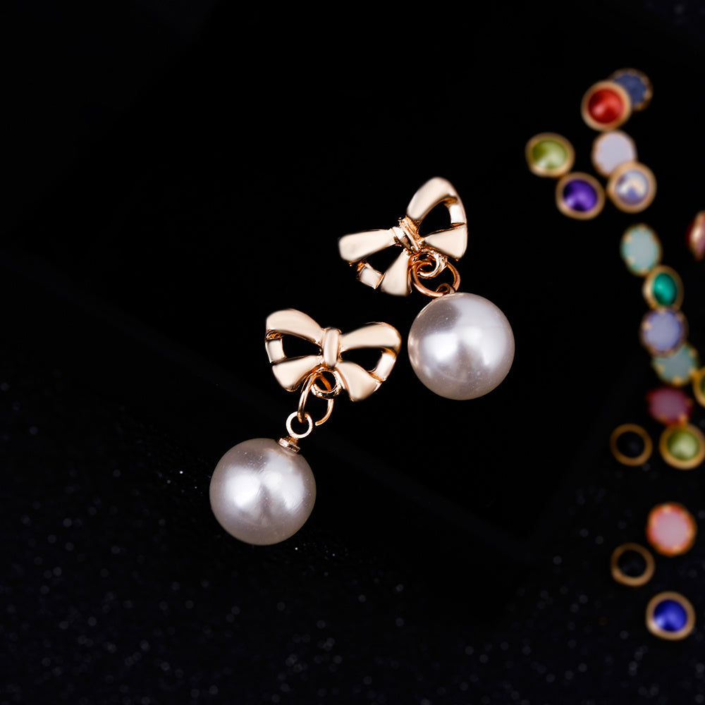 Hypoallergenic Heart-shaped Zircon Earrings