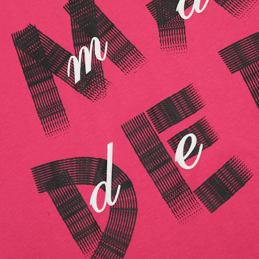 Fashion Letters Printed Loose T-shirt Men's