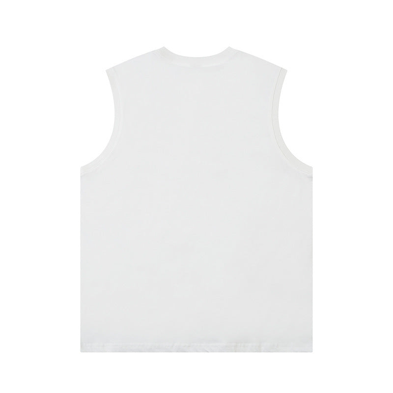 Fashion English Lettered Casual Vest For Men