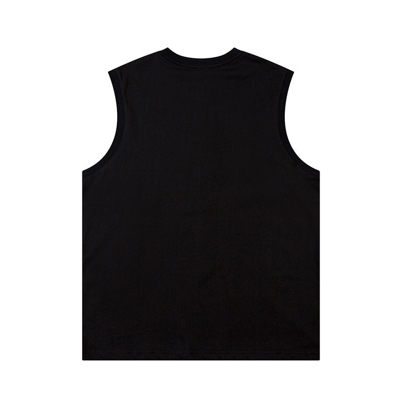 Fashion English Lettered Casual Vest For Men