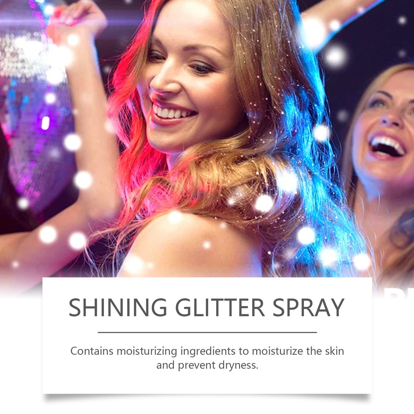 Stage Makeup Glitter Spray Natural Three-dimensional