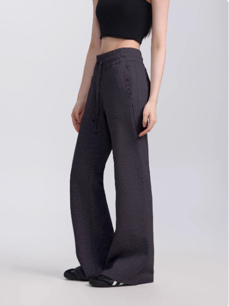 Early Autumn Slant Shoulder Long Sleeve Sweater Slimming Skirt Pants