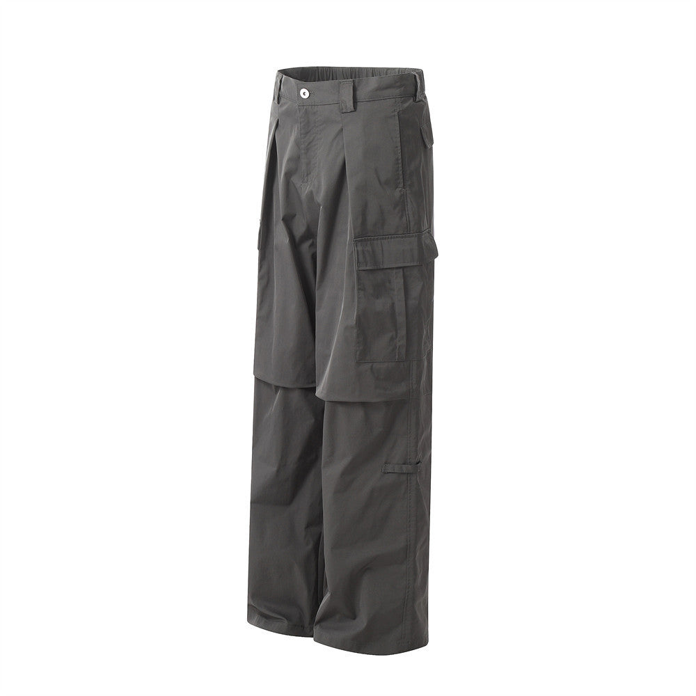 Workwear Straight-leg Trousers American Style Loose Men