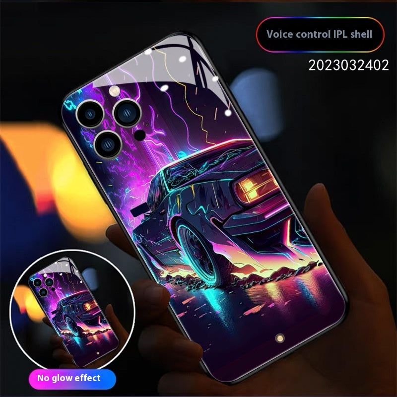 Racing Car Creative Style Light Phone Case