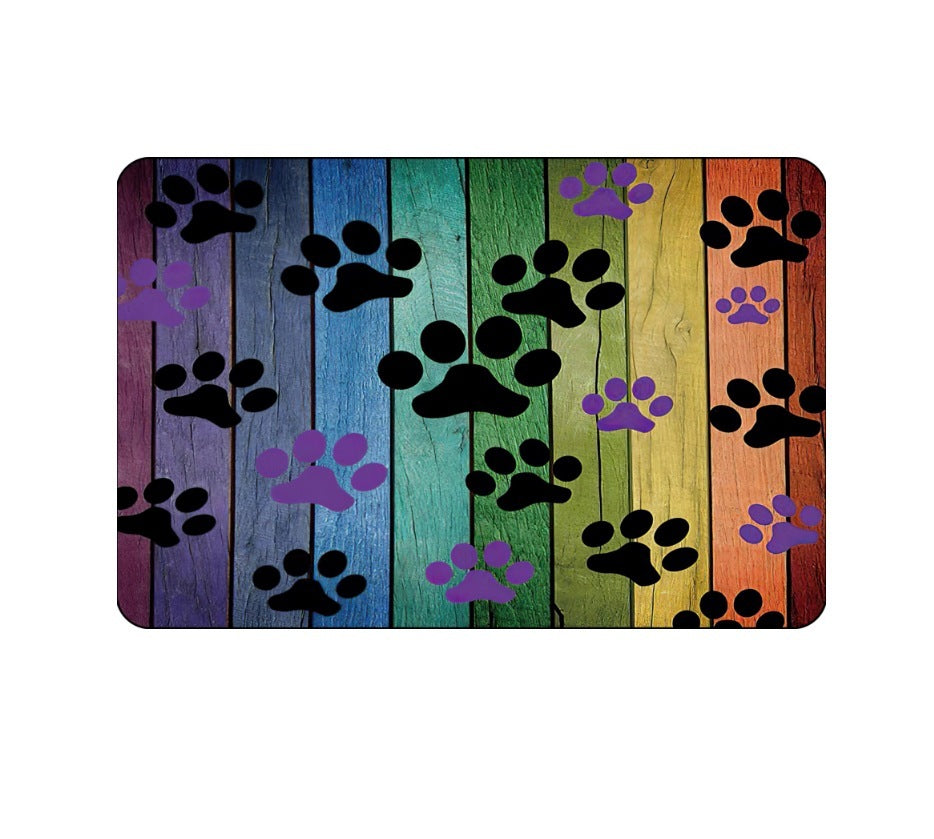 Cartoon Crystal Velvet Floor Mat Home