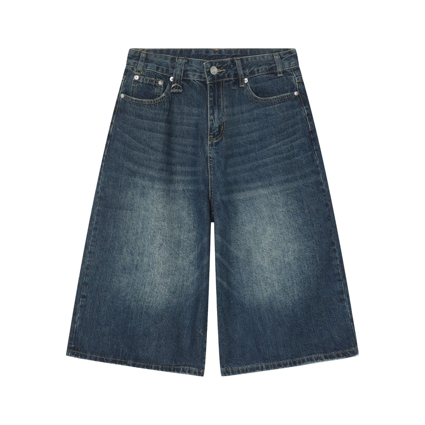 All-matching Loose Wide Leg Straight Cropped Pants