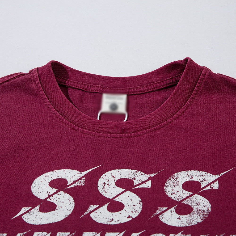 Letter Print Loose Vest For Men And Women