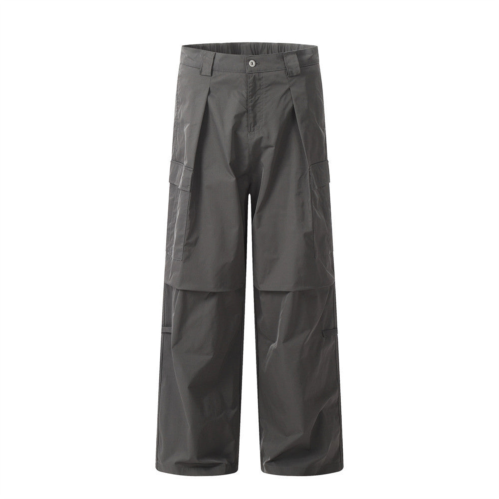 Workwear Straight-leg Trousers American Style Loose Men