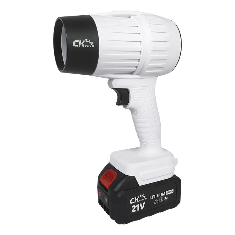 Brushless Violent Turbo Fan High-power Lithium Electric Hair Dryer Industrial Dust Removal Gun