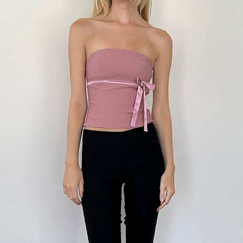 Sleeveless Tube Top Women's Bottoming Spring