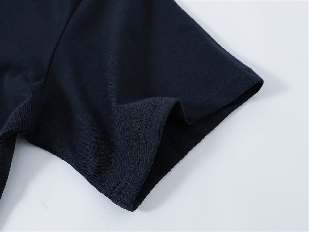 Fashion Letter Print Short-sleeve T-shirt Men