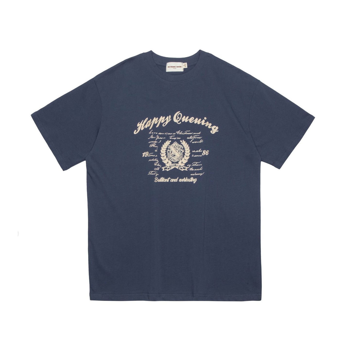 Fashion Letter Print Short-sleeve T-shirt Men