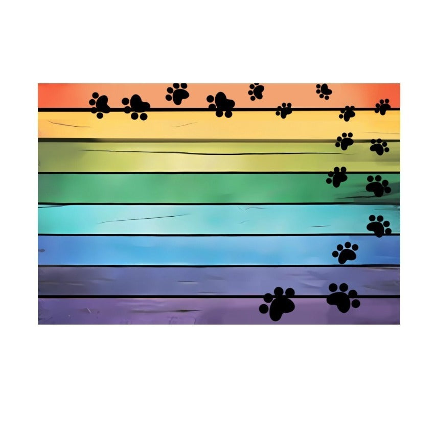 Cartoon Crystal Velvet Floor Mat Home