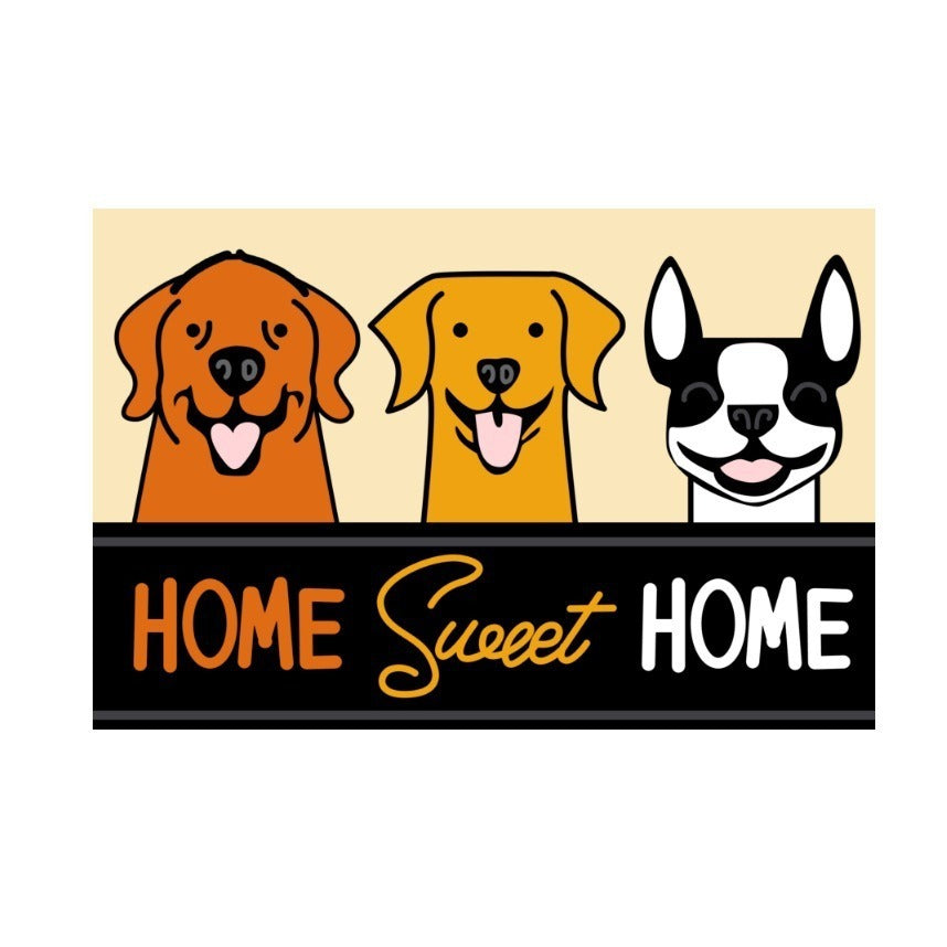 Cartoon Crystal Velvet Floor Mat Home