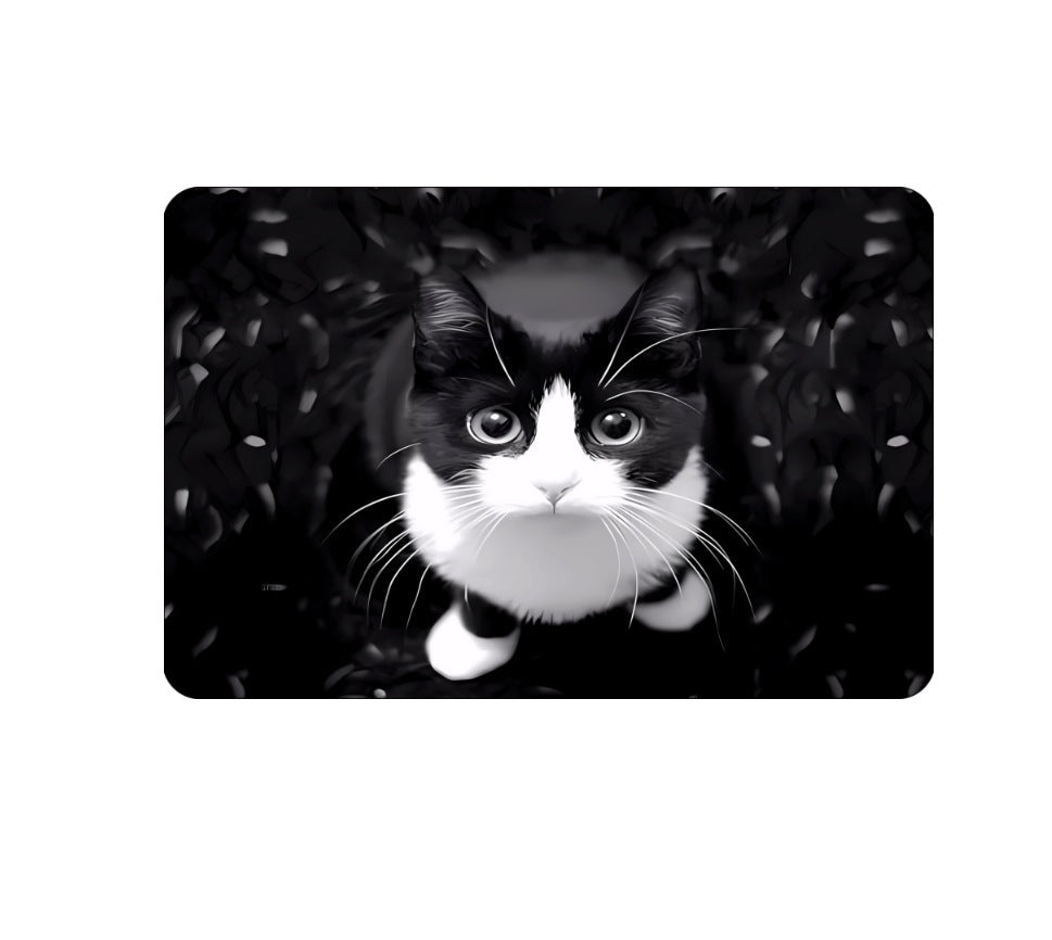 Cartoon Crystal Velvet Floor Mat Home