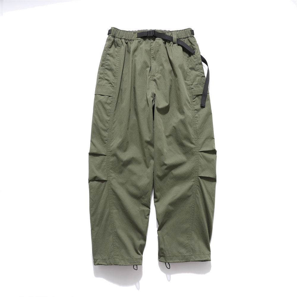Men's Loose Multi-pocket Overalls With Belt