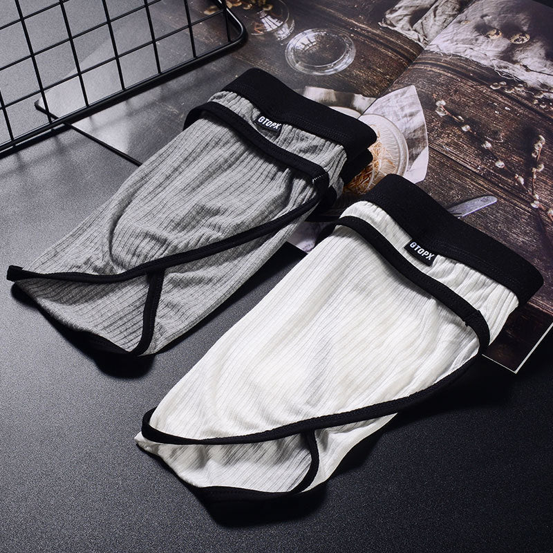 Men's Thread Fabric Comfortable Breathable Briefs