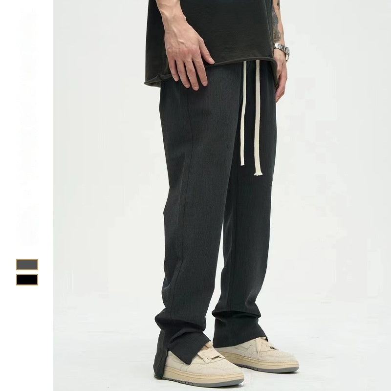 All-match Small Zipper Casual Pants Men's Fashion