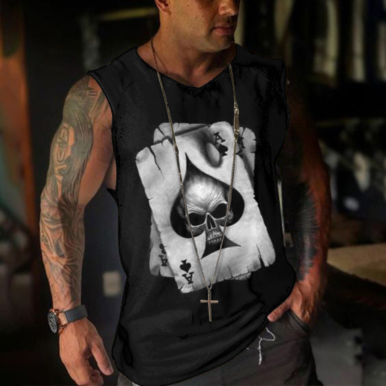 European Hip Hop Series 3D Digital Printing Street Men's Short Sleeve