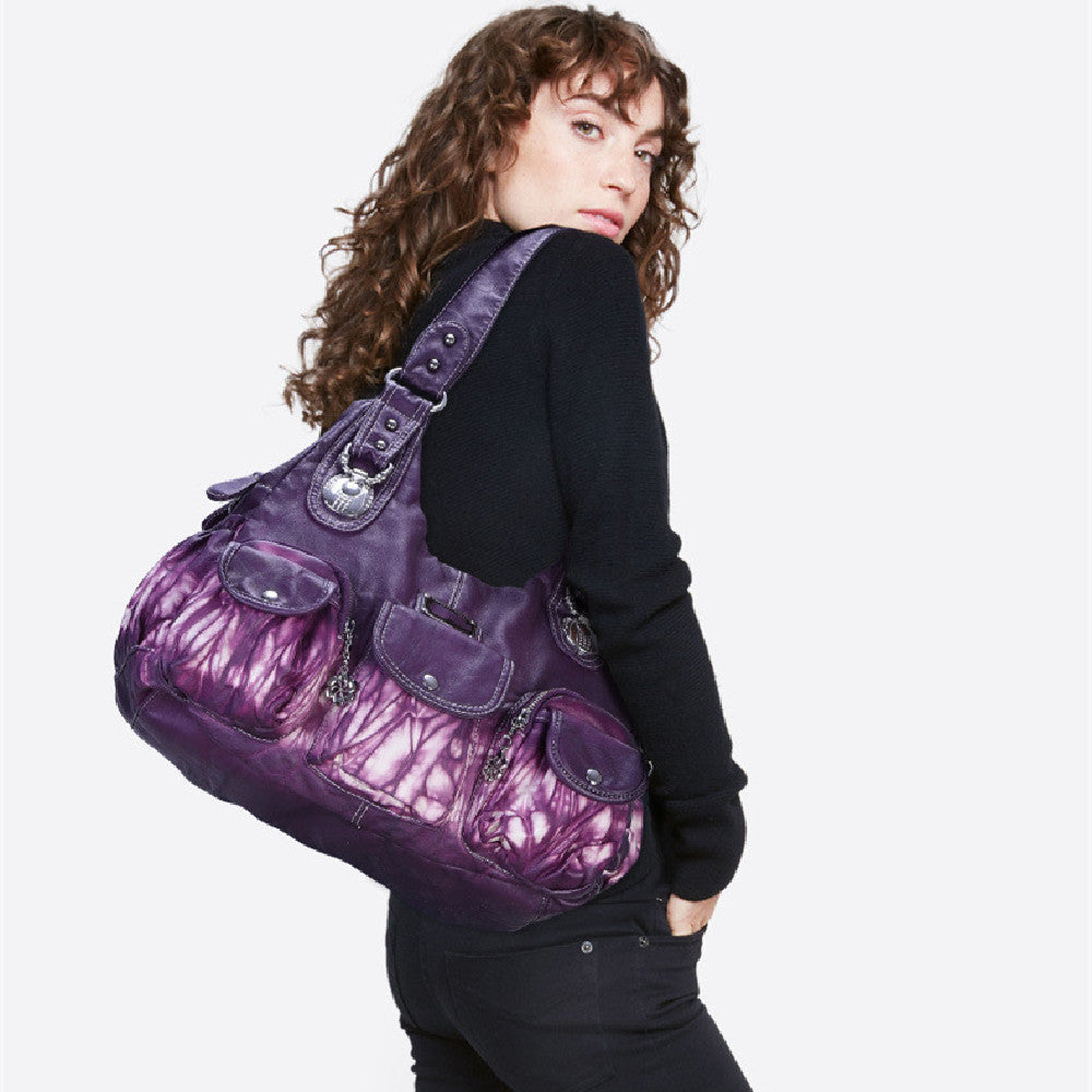 Vintage Wash Water Tie-dye Handbag