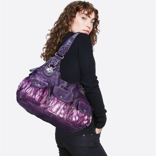 Vintage Wash Water Tie-dye Handbag